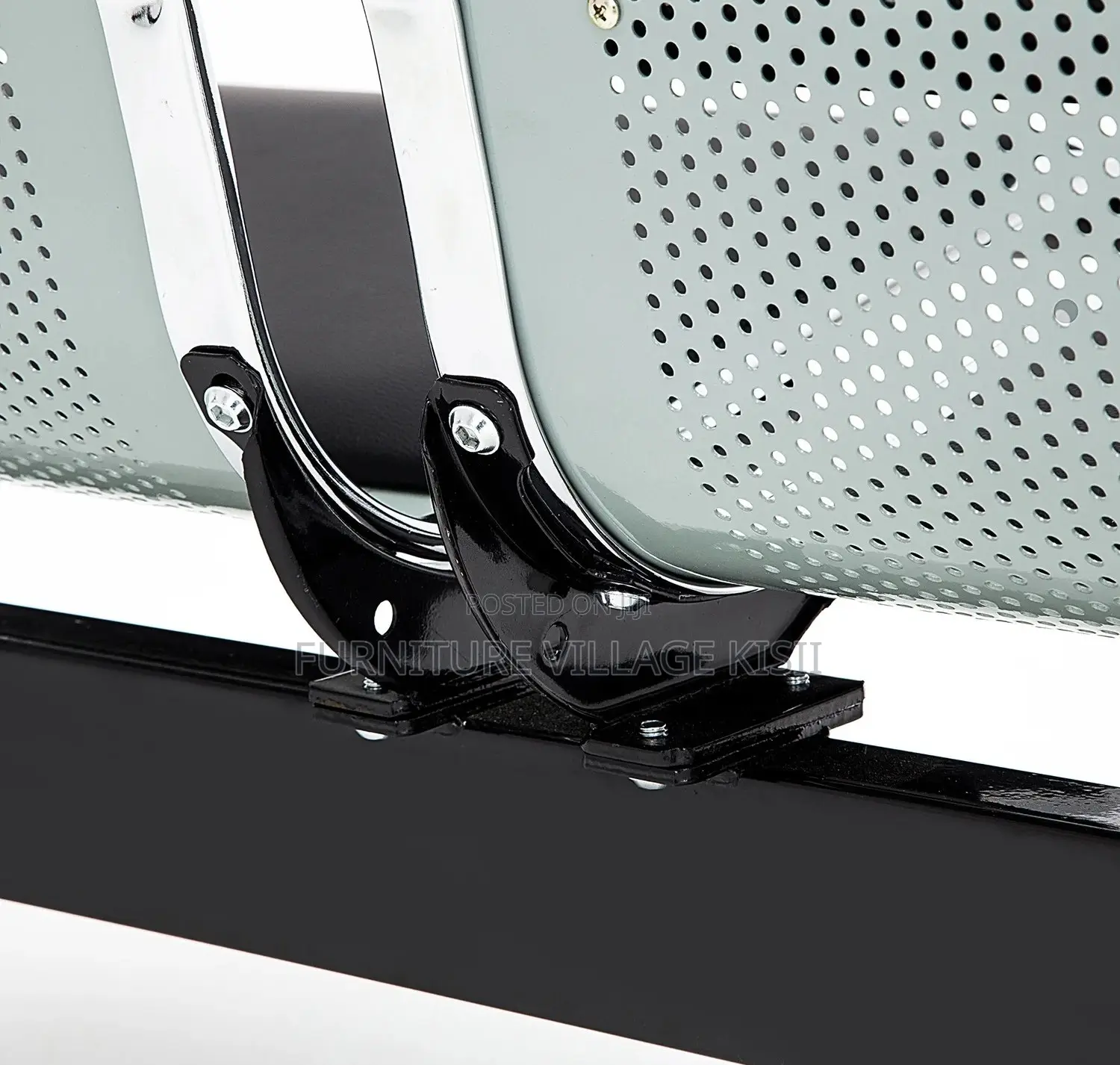 Office Bench; 3-Link Padded Reception Waiting Bench