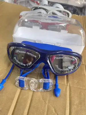 Adult and Kids Swimming Googles With Ear and Nose Plug