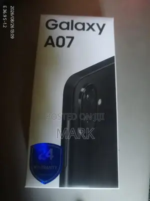 New Samsung Galaxy A07 4G 64 GB Black