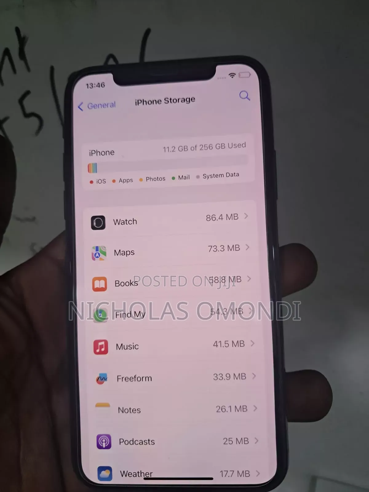 Apple iPhone X 256 GB Silver