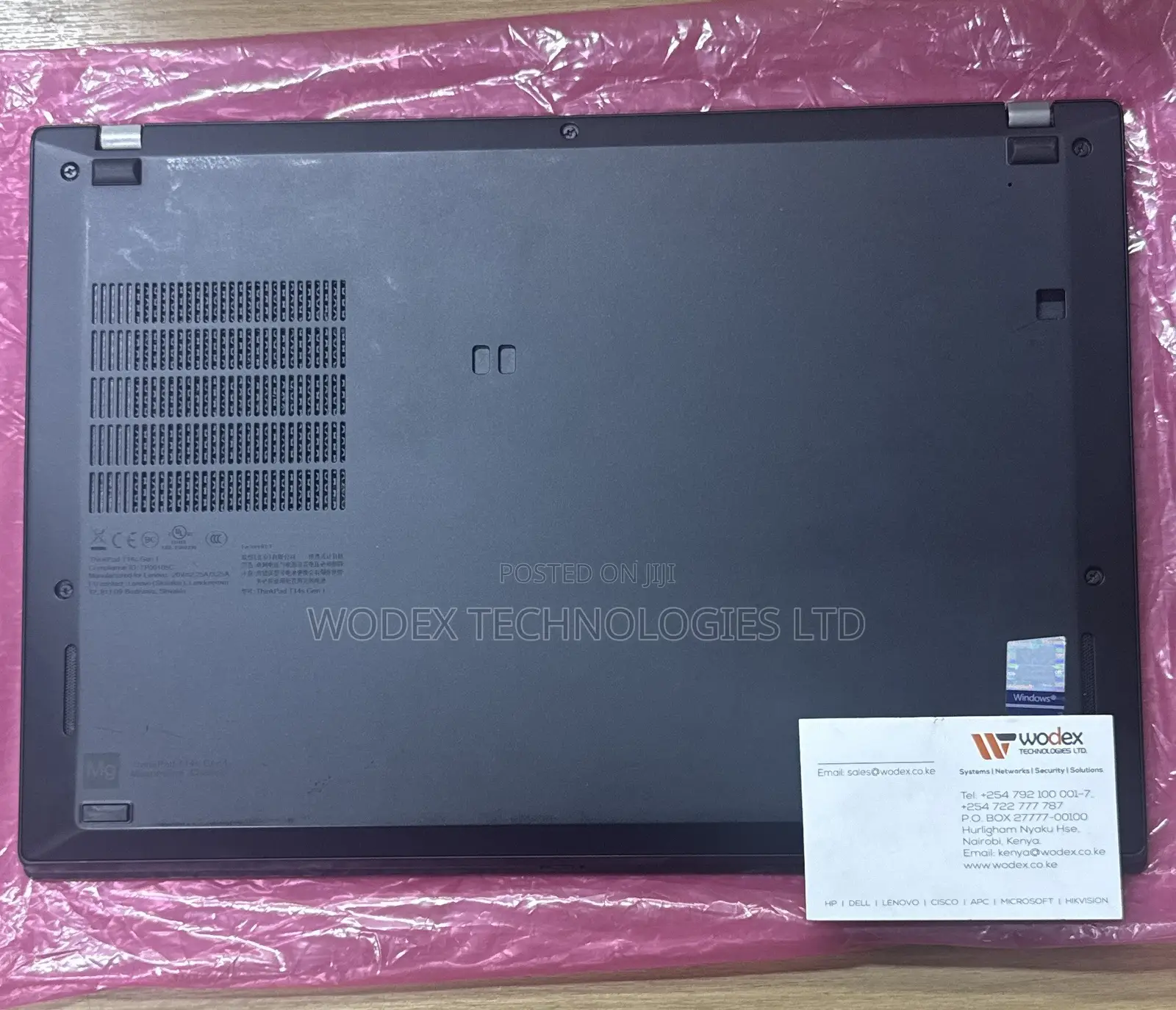 New Laptop Lenovo ThinkPad T14s Gen 1 8GB Intel Core i7 SSD 256GB