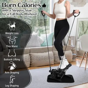 *V-Shaped Pedal Trainer (Rock Stepper)  With Elastic Rope,*