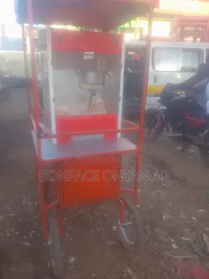 Automatic Caramel Popcorn Making Machine, Four Wheels, Gas,solar,