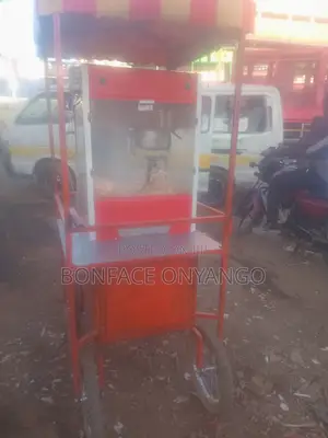 Automatic Caramel Popcorn Making Machine, Four Wheels, Gas,solar,