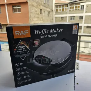 RAF R.2212 1000W Waffle Maker – Non-Stick Heart Waffle Machine