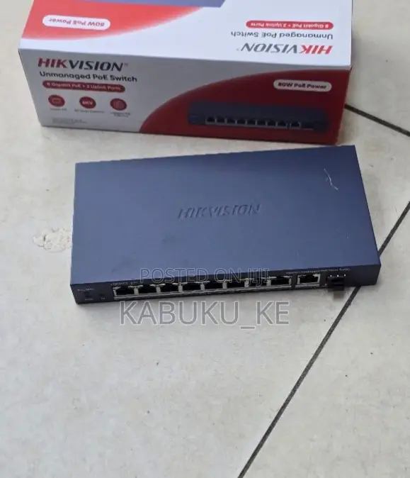 Hikvision 8 Port POE Gigabit Switch