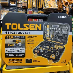 Tolsen 65-Piece Household Tool Set (Model 85365),
