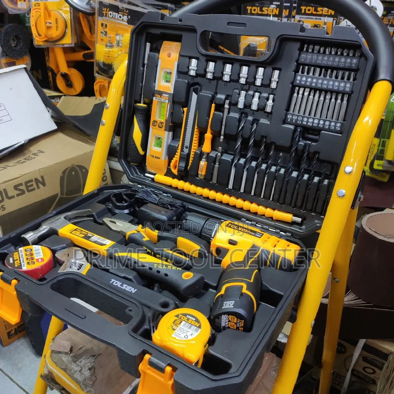 Tolsen 65-Piece Household Tool Set (Model 85365),