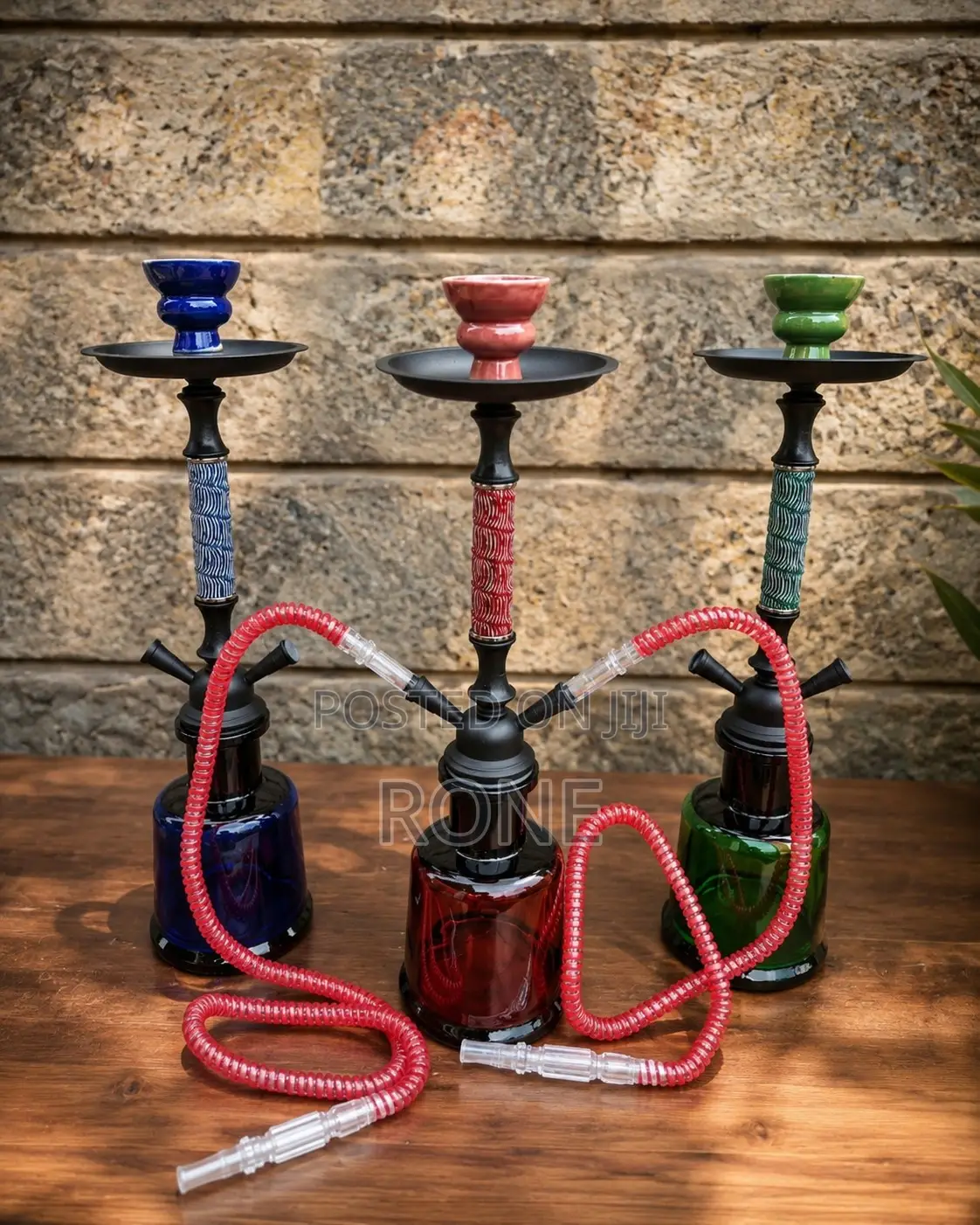 Two Pipes Medium Shisha Pot / Hookah Pot