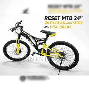 Reset MTB With Gear,shox and Disc Break Size 24 Bicycle