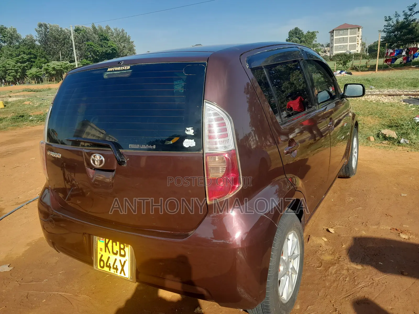 Toyota Passo 1.0 FWD 2007 Maroon