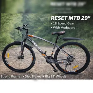 Reset MTB With Gear Speed 18,mudguard and Disc Break Size 29 Bicycle
