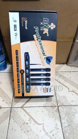 BNK X75 4-in-1 Wireless Microphone Set – 100m+ UHF Long Range