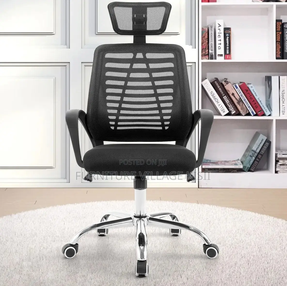 Office Chair;Ergonomic Headrest Office Task Chair