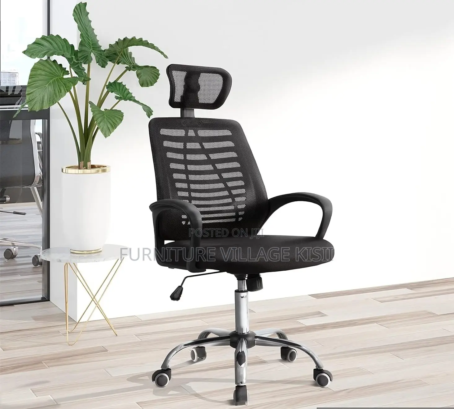 Office Chair;Ergonomic Headrest Office Task Chair