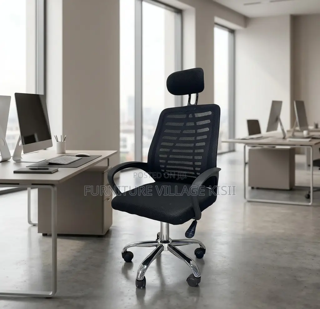 Office Chair;Ergonomic Headrest Office Task Chair