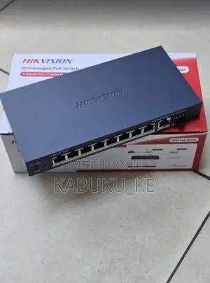 New Hikvision DS-3E0510P-E/M 8Port Gigabit Unmanaged PoE Switch