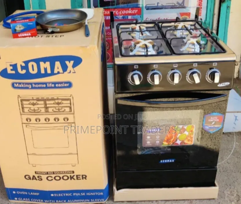 Ecomax 50×55 4-Gas Cooker With Electric Oven