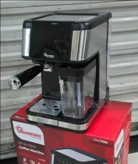 Ramtons Coffee Maker Machine With Milk Frother