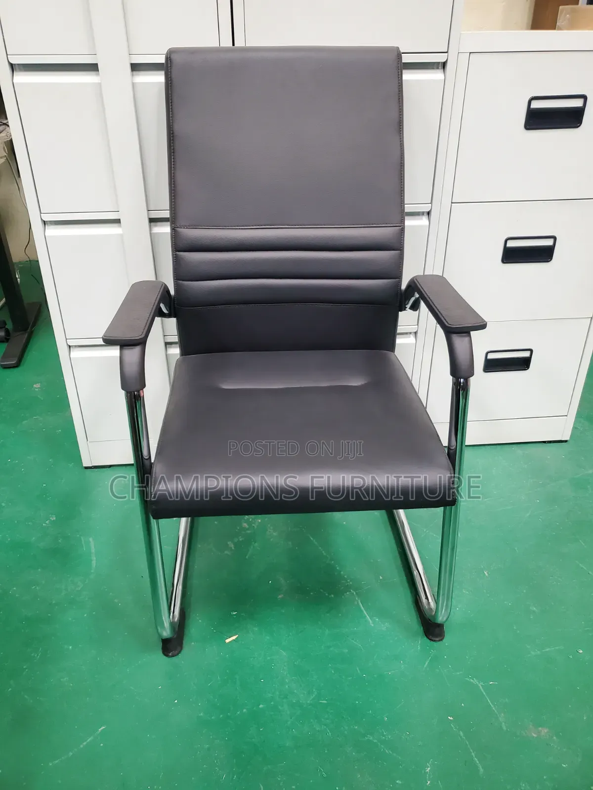 Office Recception Leather Guest/Boardroom Chair
