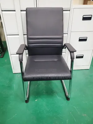 Office Recception Leather Guest/Boardroom Chair