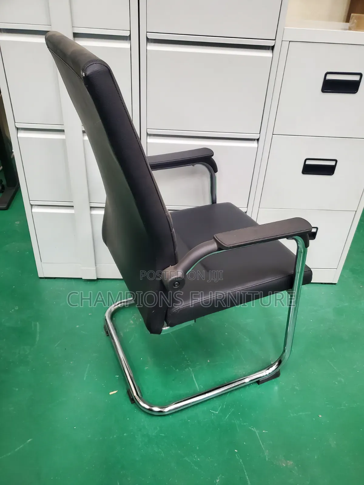 Office Recception Leather Guest/Boardroom Chair