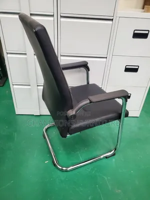Office Recception Leather Guest/Boardroom Chair