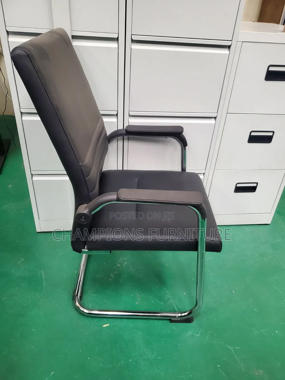 Office Recception Leather Guest/Boardroom Chair