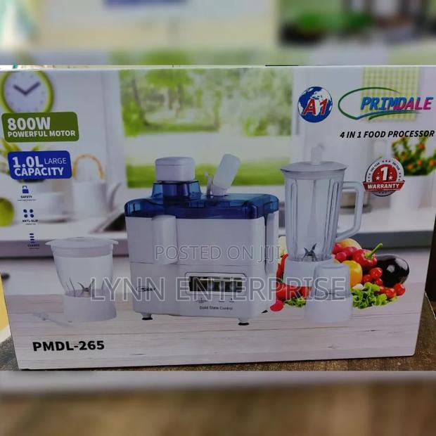 Primdale 4in1 Food Processor Juicer,Blender, Grinder and Chopper