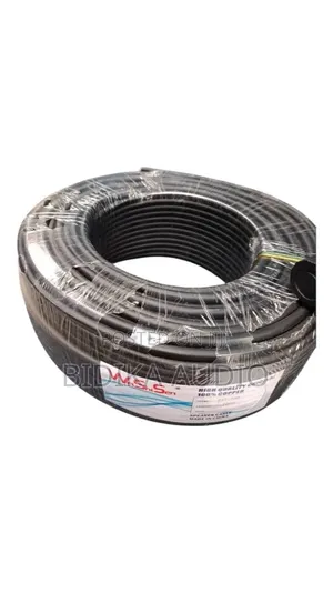 WeShiSen 100-Meter High-Quality 100% Pure Copper Speaker Cable Roll