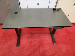 1.4M Grey Top Electric Adjustable Standing Desk