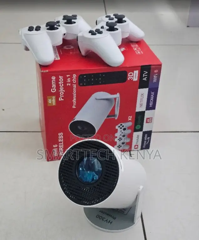 HY300 Android Projector With Built-in Gaming Console