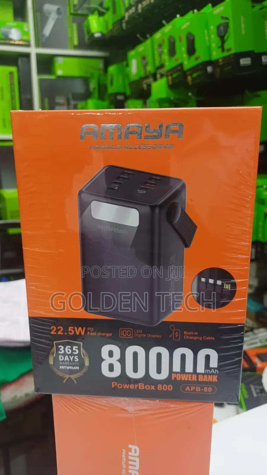 Amaya PowerBox 800 APB-80 80,000mAh 22.5W PD Fast Charging Power Bank