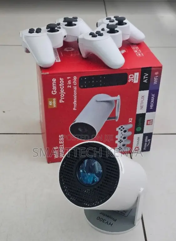 HY300 Android Projector With Built-in Gaming Console
