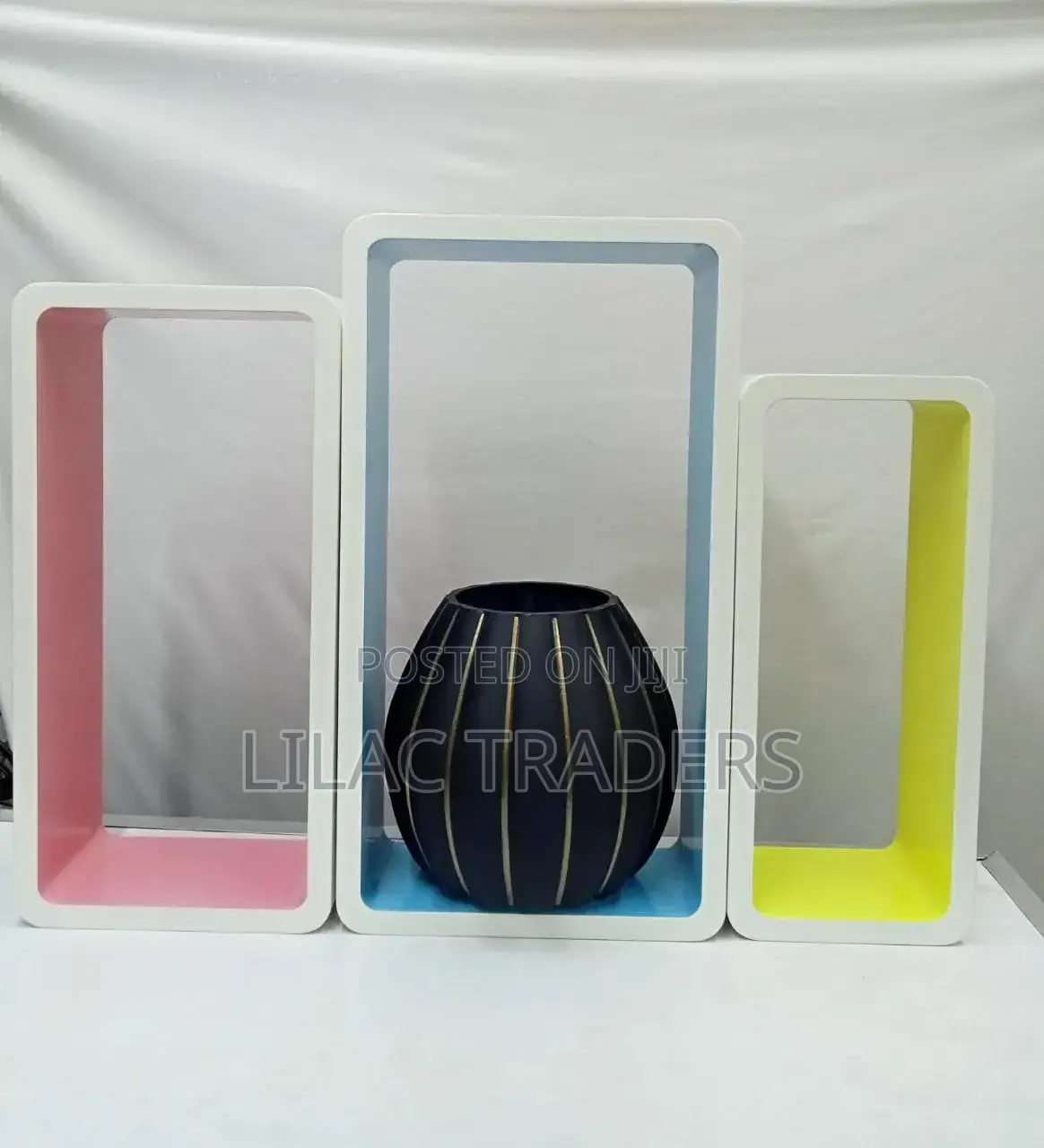 3Pcs Plastic Wood Floating Shelves *Gale
