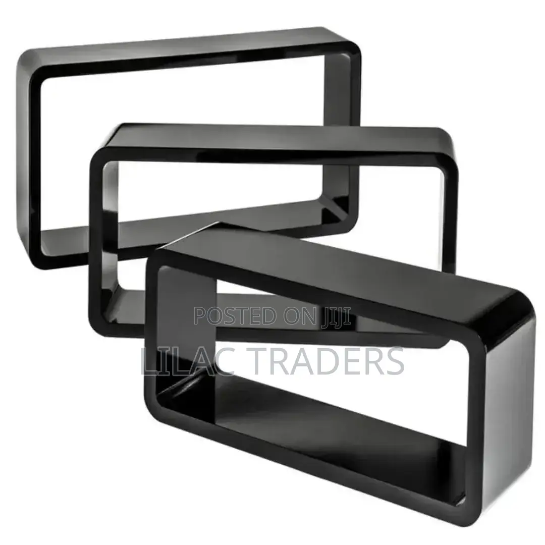 3Pcs Plastic Wood Floating Shelves *Gale