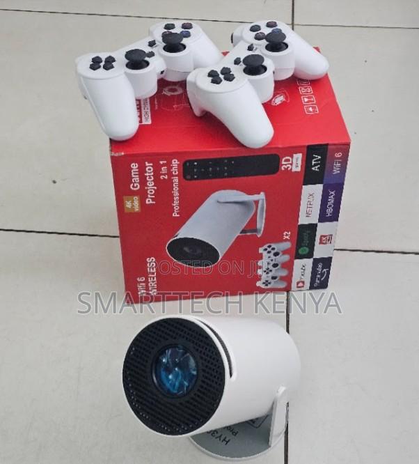 HY300 Smart Game Projector With Wireless Game Consoles and WiFi 6