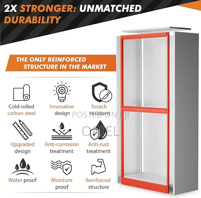 Office Cabinet : Metal Storage Cabinet With 4-Doors