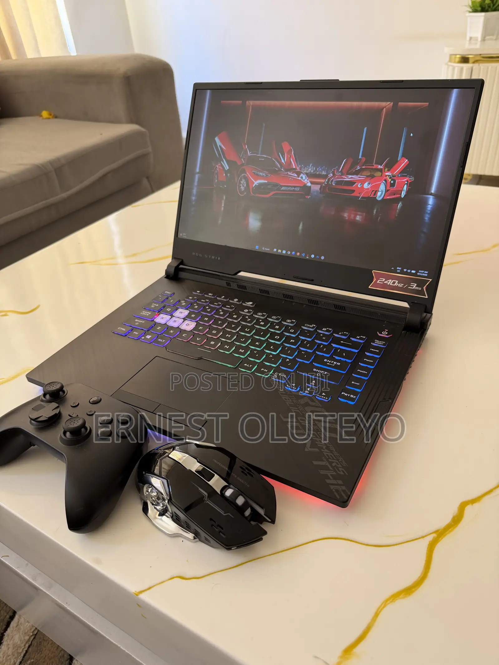 Laptop Asus ROG Strix G15 16GB Intel Core i7 SSD 1T