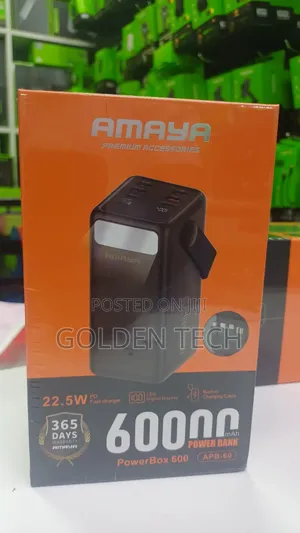 Amaya PowerBox 600 APB-60 60,000mAh 22.5W PD Fast Charging Power Bank