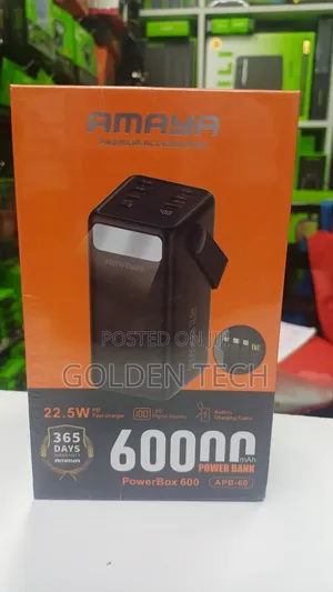 Amaya PowerBox 600 APB-60 60,000mAh 22.5W PD Fast Charging Power Bank