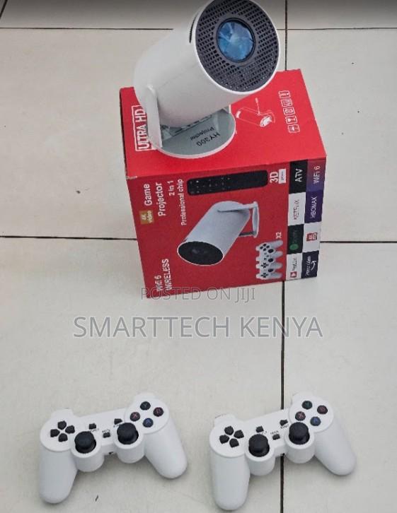 HY300 Android Gaming Projector With Dual Wireless Controllers