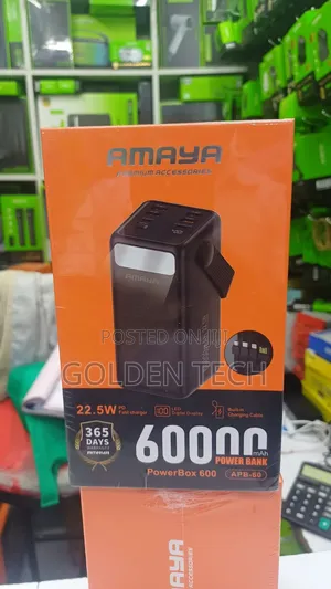Amaya PowerBox 600 APB-60 60,000mAh 22.5W  Power Bank