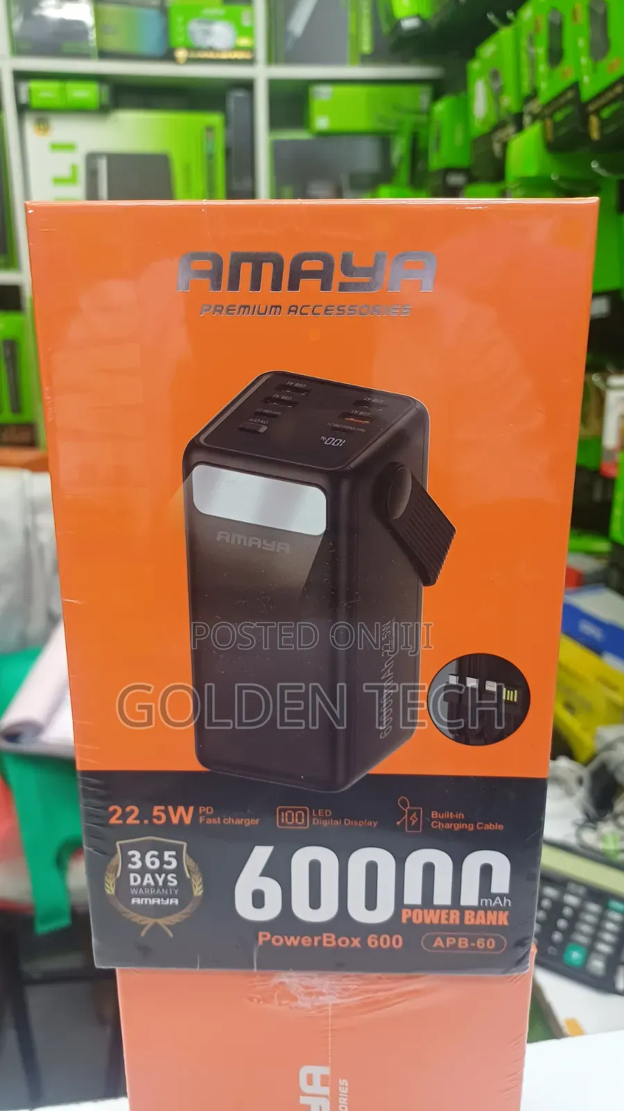Amaya PowerBox 600 APB-60 60,000mAh 22.5W  Power Bank