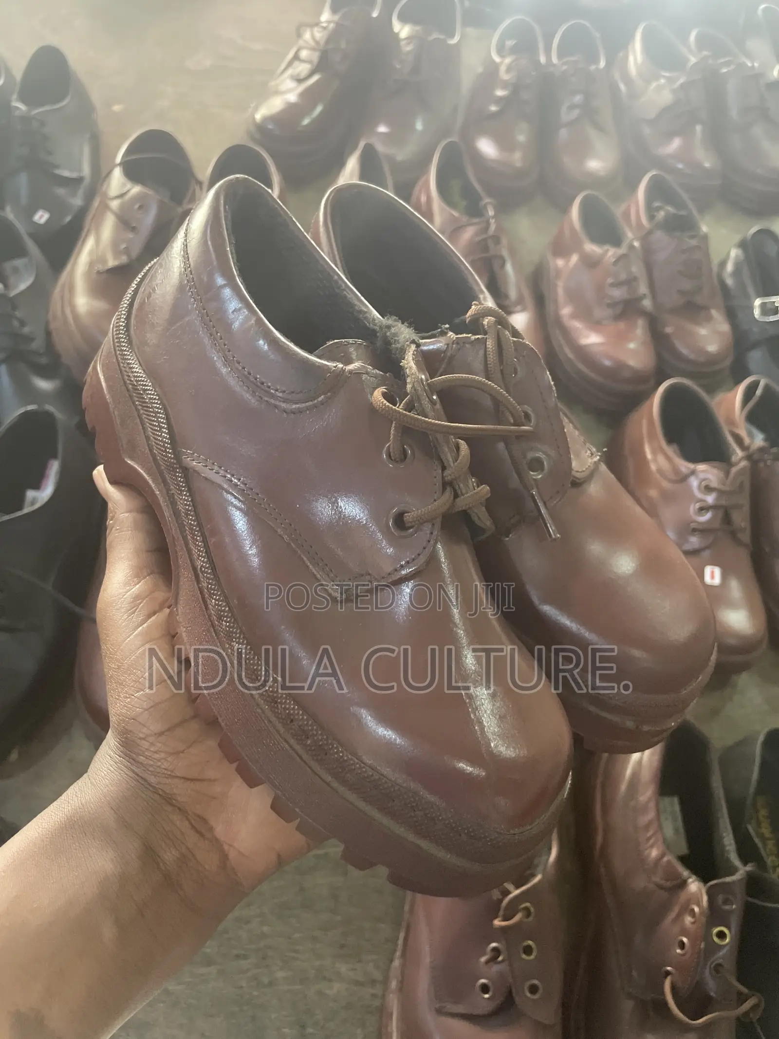 Brown Toughees School Shoes (Junior and Senior)