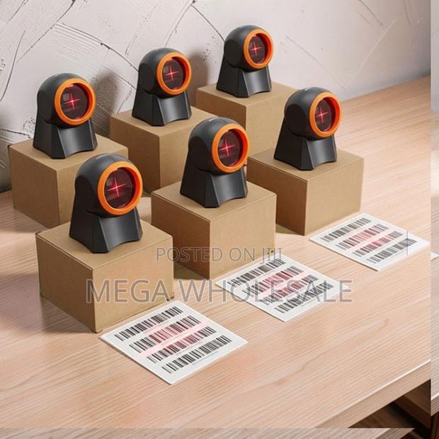 Trade Discounts 1D 2D Desktop Table Mount Barcode Scanner Readers