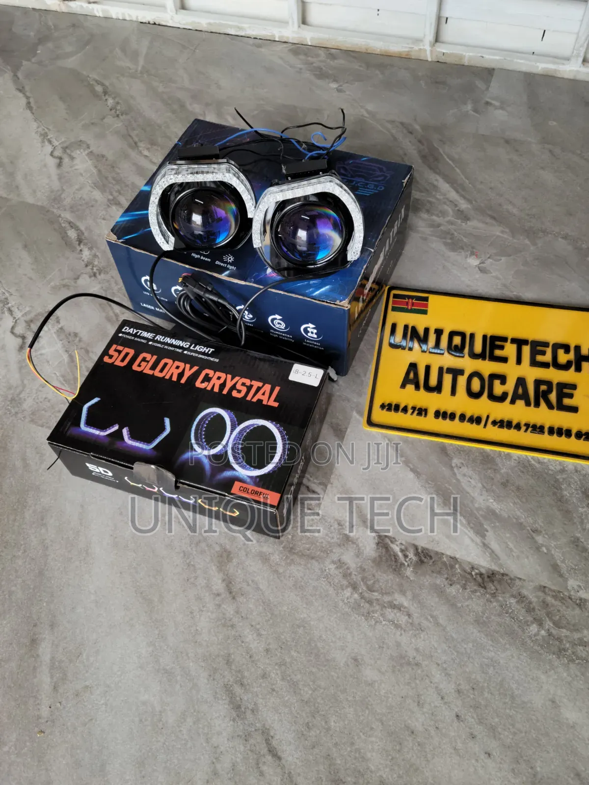 5D Glory Rings With 2.5 Inch Bi LED Headlamp Lights