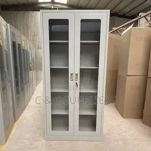 Storage Swing Glass Door Cabinet.