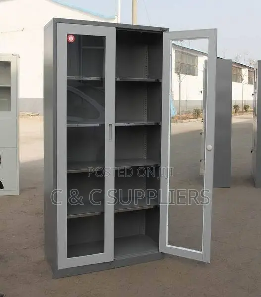 Storage Swing Glass Door Cabinet.