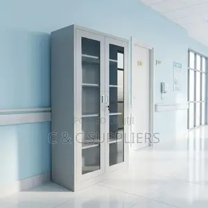 Storage Swing Glass Door Cabinet.